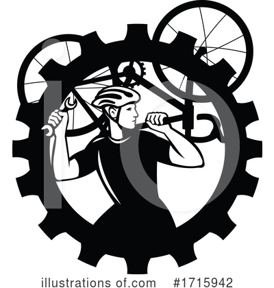Royalty-Free (RF) Mechanic Clipart Illustration by patrimonio - Stock Sample #1715942