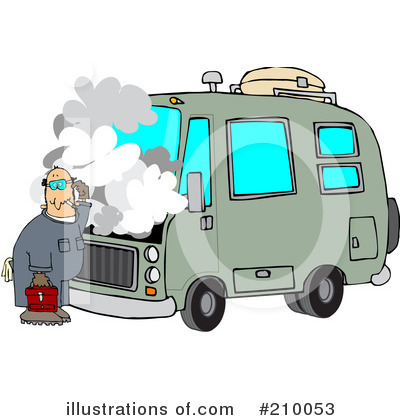 Royalty-Free (RF) Mechanic Clipart Illustration by djart - Stock Sample #210053