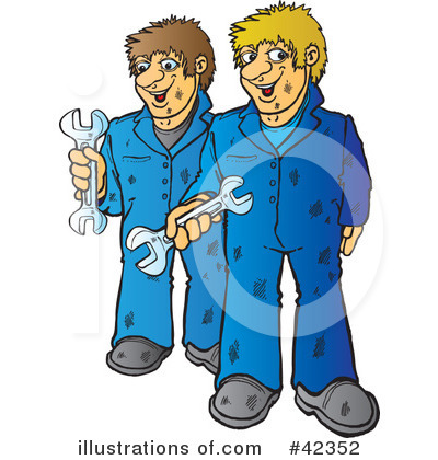 Mechanic Clipart #42352 by Snowy