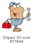 Mechanic Clipart #77846 by Hit Toon