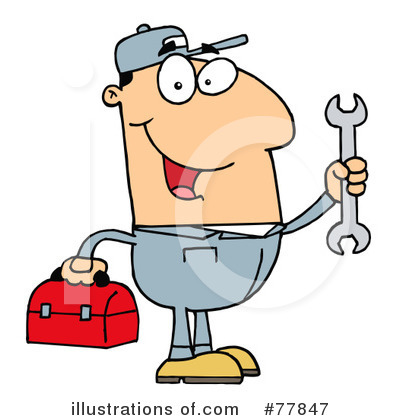 Mechanic Clipart #77847 by Hit Toon