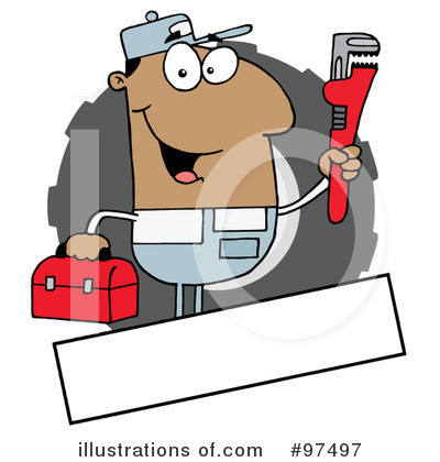 Royalty-Free (RF) Mechanic Clipart Illustration by Hit Toon - Stock Sample #97497