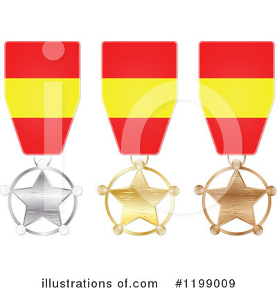 Medal Clipart #1199009 by Andrei Marincas