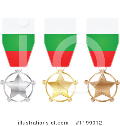 Bulgarian Flag Clipart #1199012 by Andrei Marincas