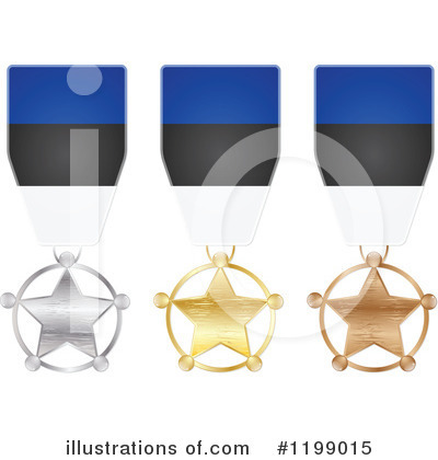 Medals Clipart #1199015 by Andrei Marincas