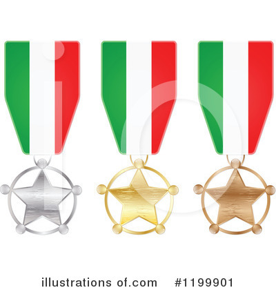 Royalty-Free (RF) Medal Clipart Illustration by Andrei Marincas - Stock Sample #1199901