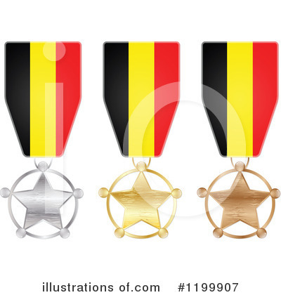 Royalty-Free (RF) Medal Clipart Illustration by Andrei Marincas - Stock Sample #1199907