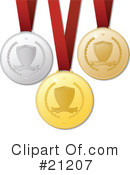 Medals Clipart #21207 by elaineitalia