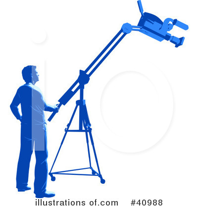 Royalty-Free (RF) Media Crew Clipart Illustration by Tonis Pan - Stock Sample #40988