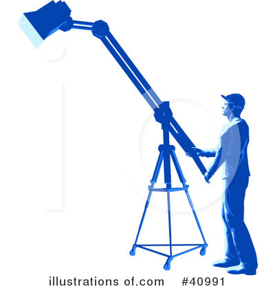 Royalty-Free (RF) Media Crew Clipart Illustration by Tonis Pan - Stock Sample #40991