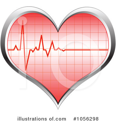 Heartbeat Clipart #1056298 by Andrei Marincas