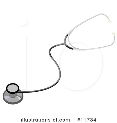 Stethoscope Clipart #11734 by AtStockIllustration