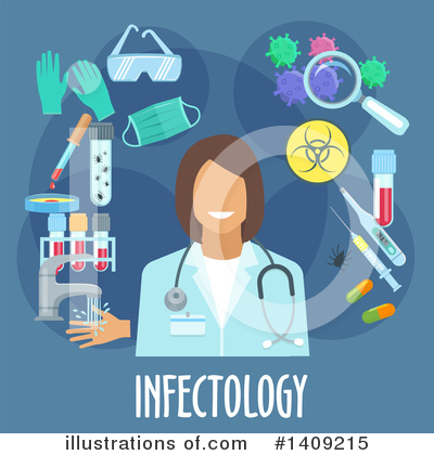 Biohazard Clipart #1409215 by Vector Tradition SM