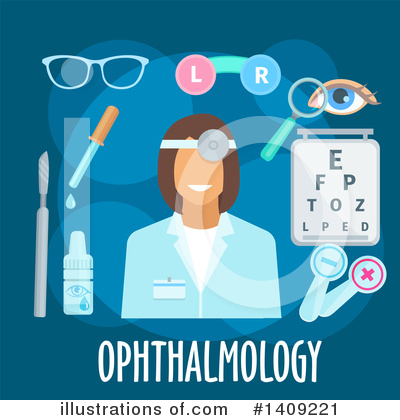 Optometry Clipart #1409221 by Vector Tradition SM