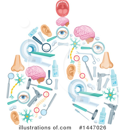 Lungs Clipart #1447026 by Vector Tradition SM