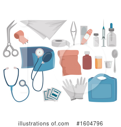 First Aid Kit Clipart #1604796 by BNP Design Studio
