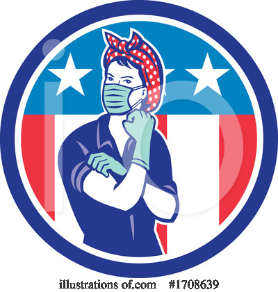 Rosie The Riveter Clipart #1708639 by patrimonio