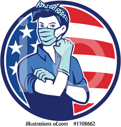 Rosie The Riveter Clipart #1708662 by patrimonio