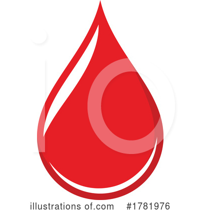 Blood Drop Clipart #1781976 by Vector Tradition SM