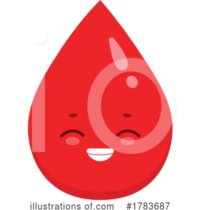 Blood Drop Clipart #1783687 by Vector Tradition SM