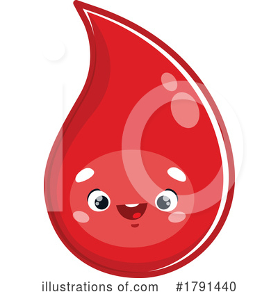 Blood Drop Clipart #1791440 by Vector Tradition SM