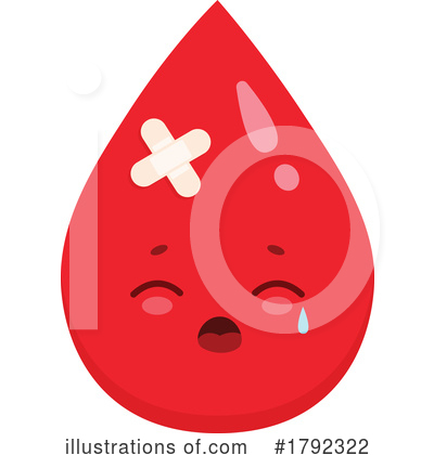 Blood Drop Clipart #1792322 by Vector Tradition SM