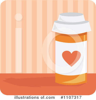 Pill Bottle Clipart #1107317 by Amanda Kate