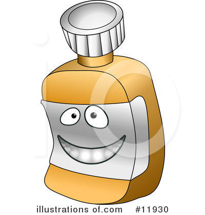 Pill Bottle Clipart #11930 by AtStockIllustration