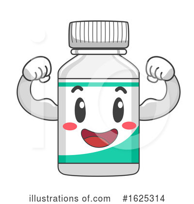 Pill Clipart #1625314 by BNP Design Studio