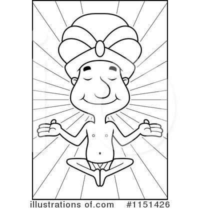Meditate Clipart #1151426 by Cory Thoman