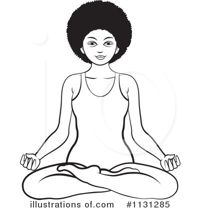 Royalty-Free (RF) Meditating Clipart Illustration by Lal Perera - Stock Sample #1131285
