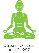 Meditating Clipart #1131292 by Lal Perera