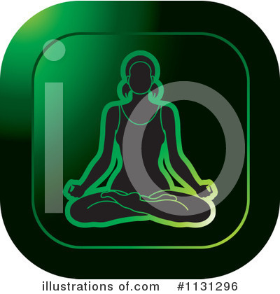 Royalty-Free (RF) Meditating Clipart Illustration by Lal Perera - Stock Sample #1131296