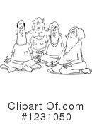 Meditating Clipart #1231050 by djart