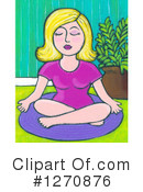 Meditating Clipart #1270876 by Maria Bell