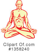 Meditating Clipart #1358240 by patrimonio