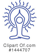 Meditating Clipart #1444707 by ColorMagic