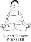 Meditating Clipart #1573586 by djart