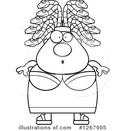 Royalty-Free (RF) Medusa Clipart Illustration by Cory Thoman - Stock Sample #1267905