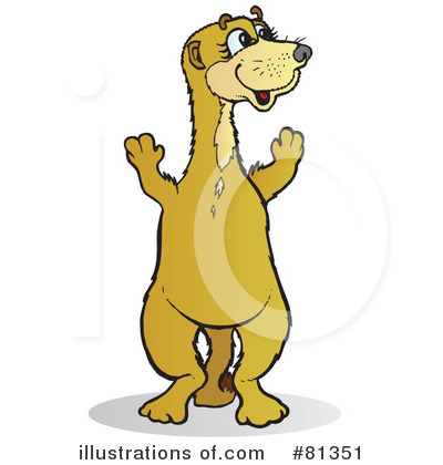 Royalty-Free (RF) Meerkat Clipart Illustration by Snowy - Stock Sample #81351