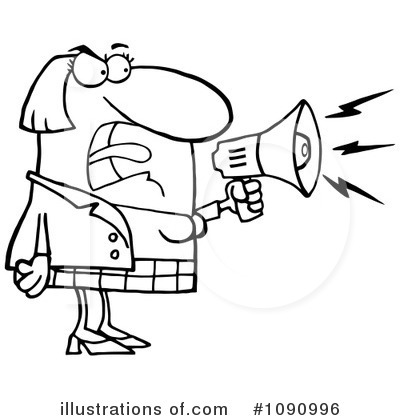 Megaphone Clipart #1090996 by Hit Toon