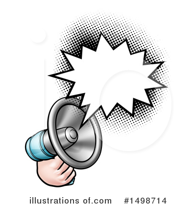 Megaphone Clipart #1498714 by AtStockIllustration