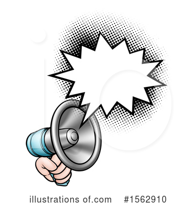 Megaphone Clipart #1562910 by AtStockIllustration