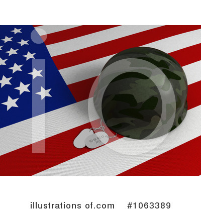 American Flag Clipart #1063389 by BNP Design Studio