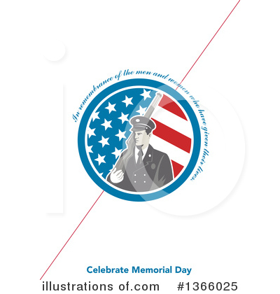 Memorial Day Clipart #1366025 by patrimonio