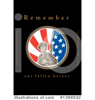 Royalty-Free (RF) Memorial Day Clipart Illustration by patrimonio - Stock Sample #1366032