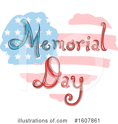 Royalty-Free (RF) Memorial Day Clipart Illustration by BNP Design Studio - Stock Sample #1607861