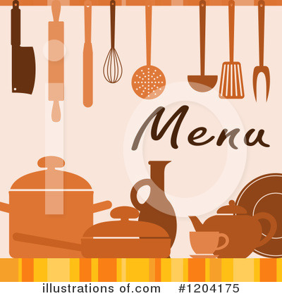 Royalty-Free (RF) Menu Clipart Illustration by Vector Tradition SM - Stock Sample #1204175