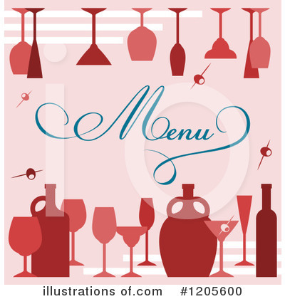 Royalty-Free (RF) Menu Clipart Illustration by Vector Tradition SM - Stock Sample #1205600