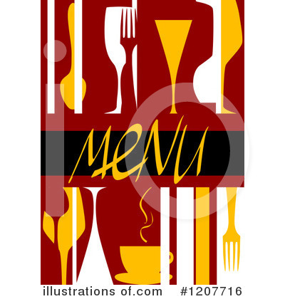 Royalty-Free (RF) Menu Clipart Illustration by Vector Tradition SM - Stock Sample #1207716